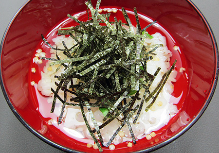 のり茶漬けの画像